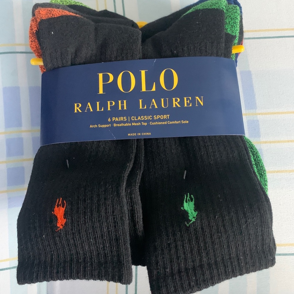 Polo Ralph Lauren 6 pair classic sports
